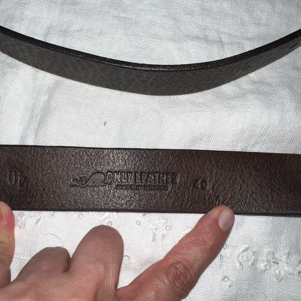 Men's Brown Leather‎ Belt